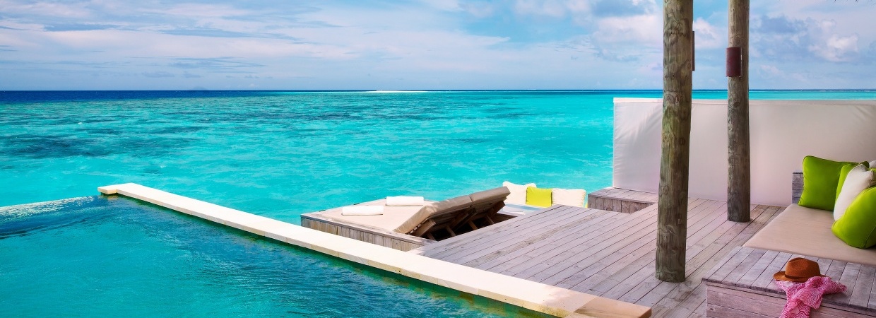 Six Senses Latitude Laamu Water Villa with Pool Deck