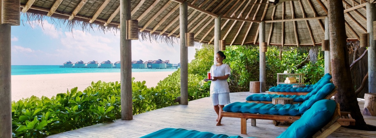 Six Senses Latitude Laamu Spa Relaxation Lounge
