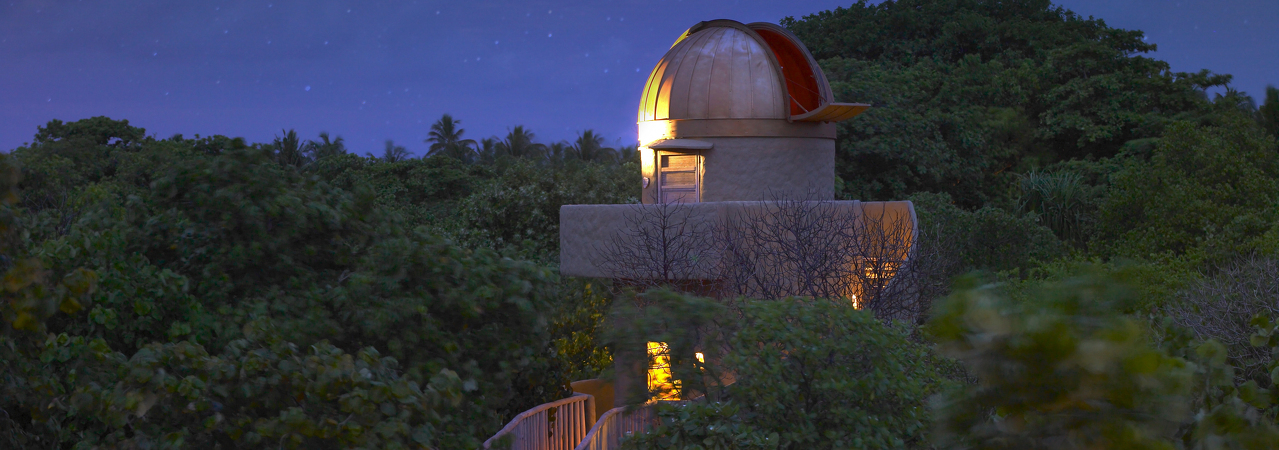 Soneva Fushi resort Maldives observatory