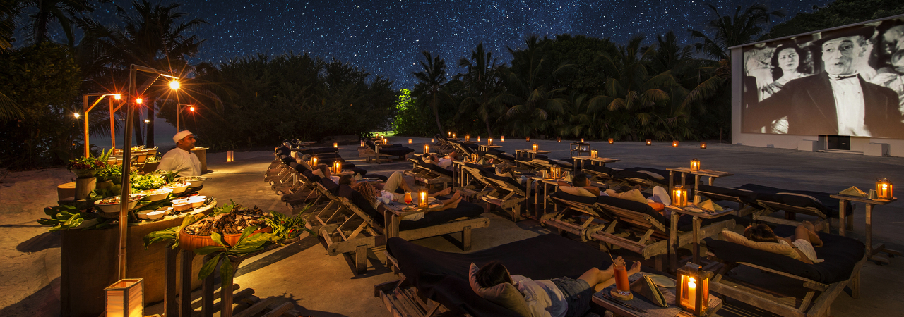 Soneva Fushi resort Maldives Cinema Paradiso