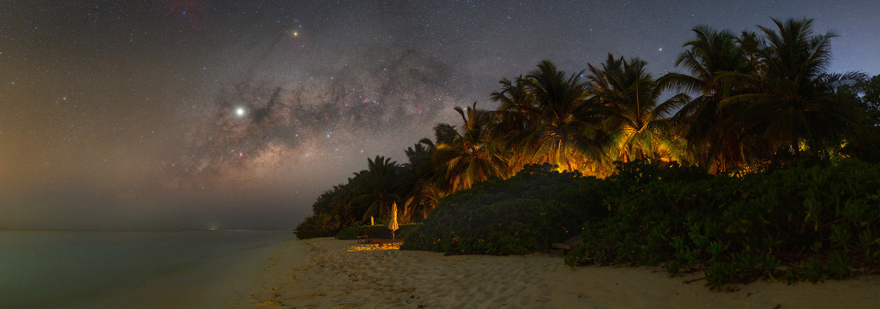 Soneva Fushi resort Maldives night sky