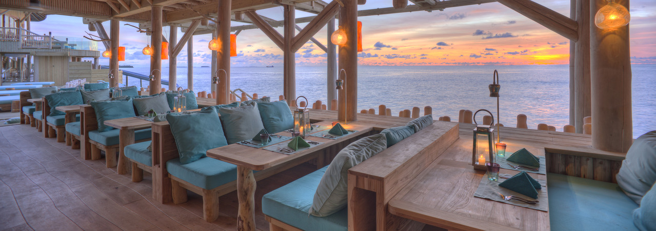 Soneva Fushi resort Maldives out of the blue restaurant 2