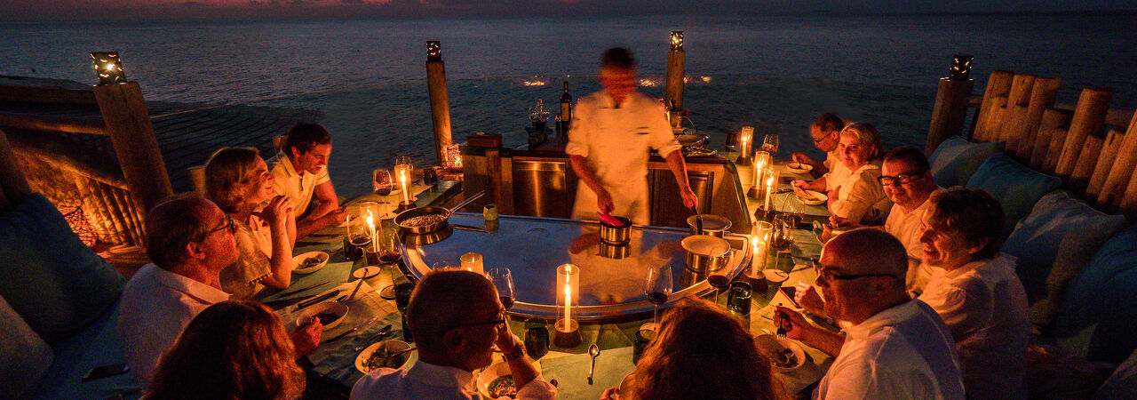 Soneva Fushi resort Maldives out of the blue restaurant 3