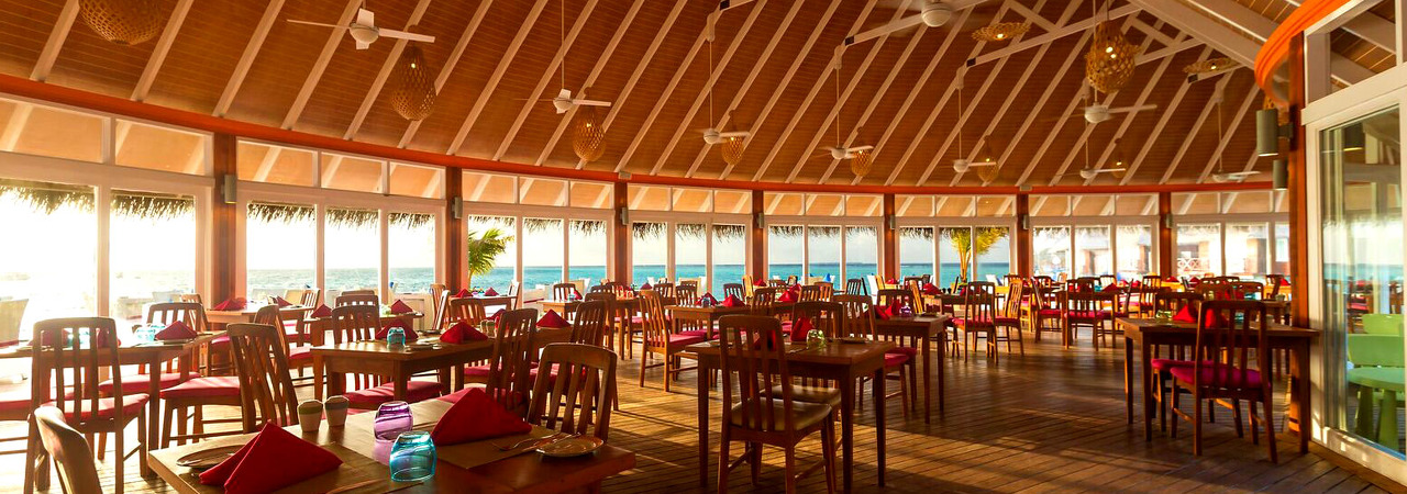 vilu reef beach and spa resort maldives aqua restaurant