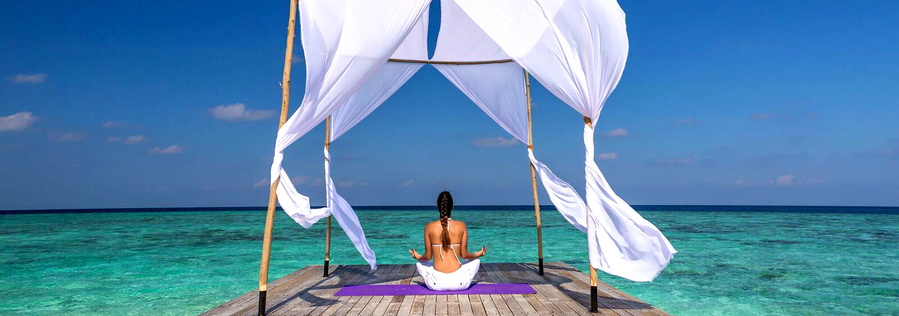 vilu reef beach and spa resort maldives yoga