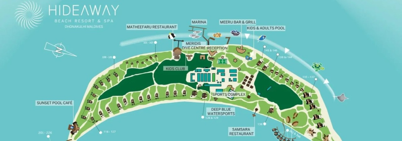 Signature Collection at Hideaway map