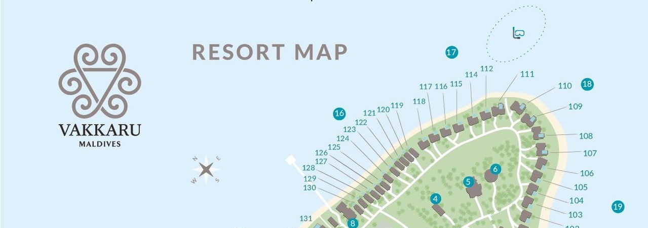 Vakkaru Maldives Island Map