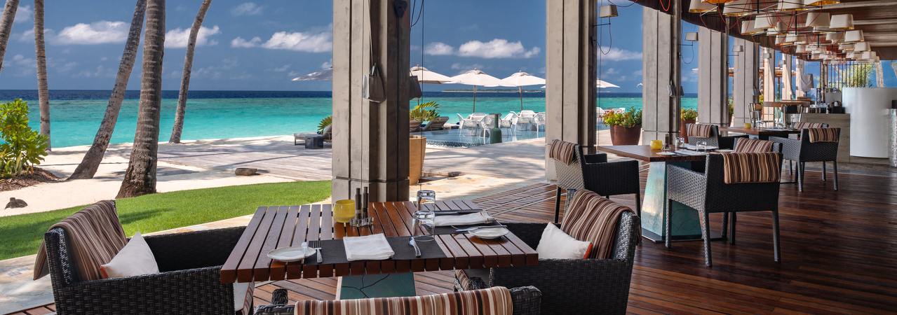 Velaa Private Island resort Maldives Avi restaurant