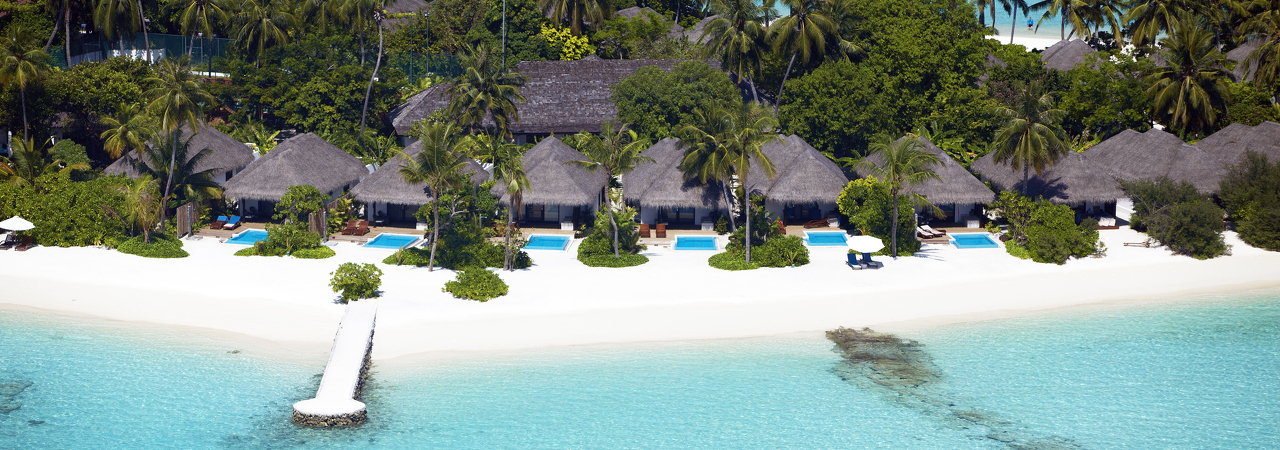 Velassaru Island Resort Maldives aerial 1
