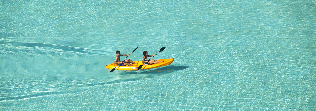 Velassaru Island Resort Maldives kayak lagoon