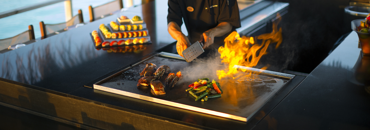 Velassaru Island Resort Maldives teppanyaki 2