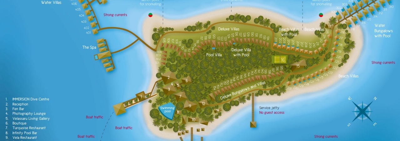 Velassaru Island resort maldives map