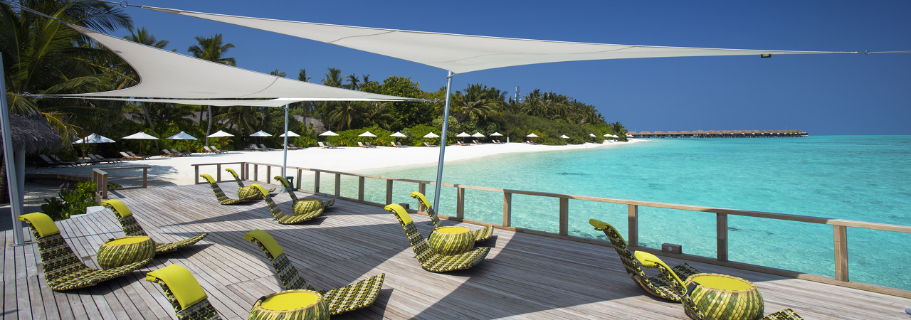 Velassaru Island Resort Maldives chill bar seating
