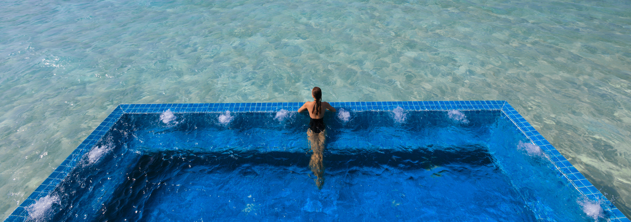 Velassaru Island Resort Maldives spa pool