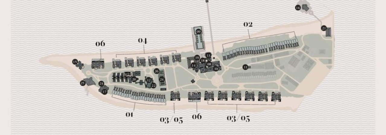 Villa Haven Maldives map