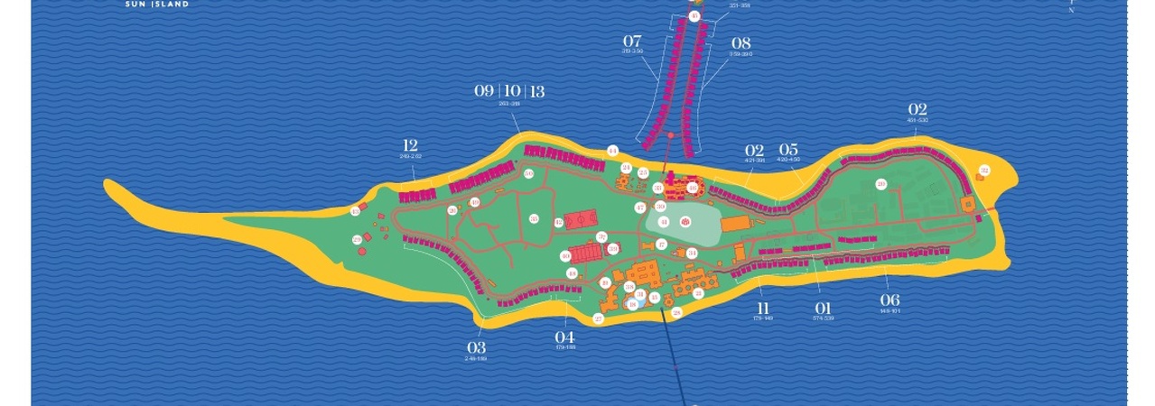 Villa Park Resort Maldives map